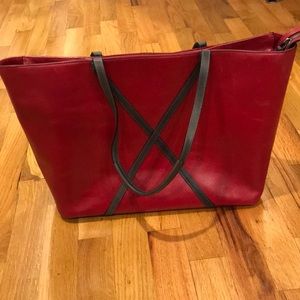 Large Tumi leather bag